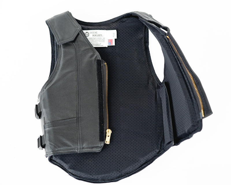 Load image into Gallery viewer, Ride Right Custom 1200 Series Youth Rodeo Vest Open
