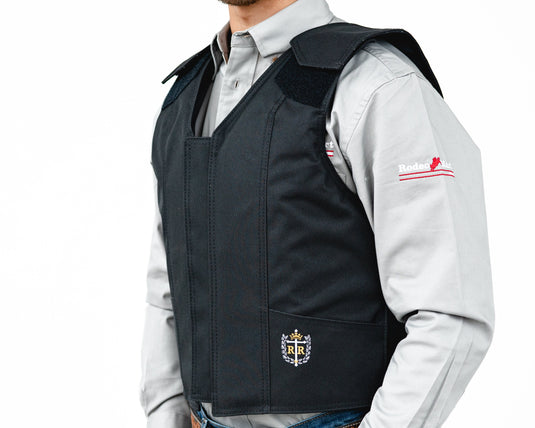 Right 1200 Series Adult Rodeo Vest - Polyduct Left Side