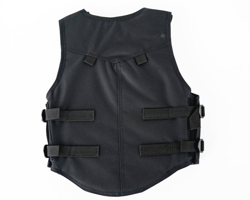 Load image into Gallery viewer, Ride Right 1200 Series Youth Rodeo Vest - Black Polyduct Back
