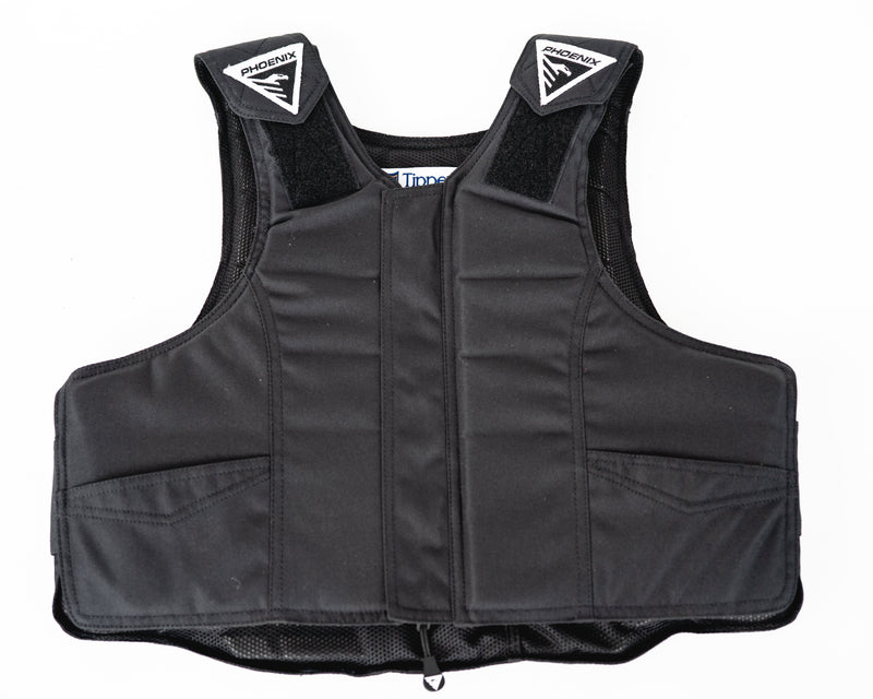 Load image into Gallery viewer, Black 2035 Phoenix Pro Max Youth Rodeo Vest in Nylon
