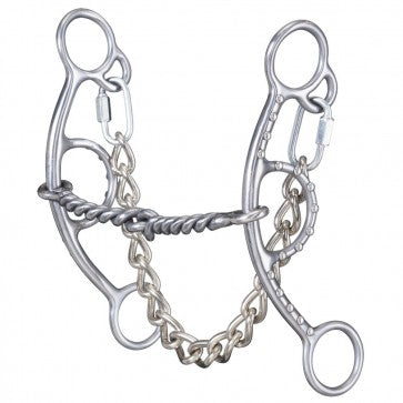 Tough1® Sweet Iron Twisted Mouth Short Shank Gag Snaffle