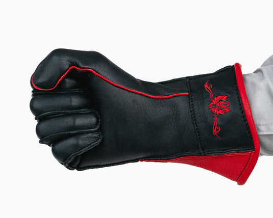 Bull Riding Glove with Stitching on the Outside