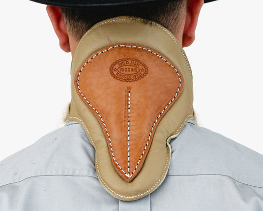Adult Wild Man Neck Roll Back View