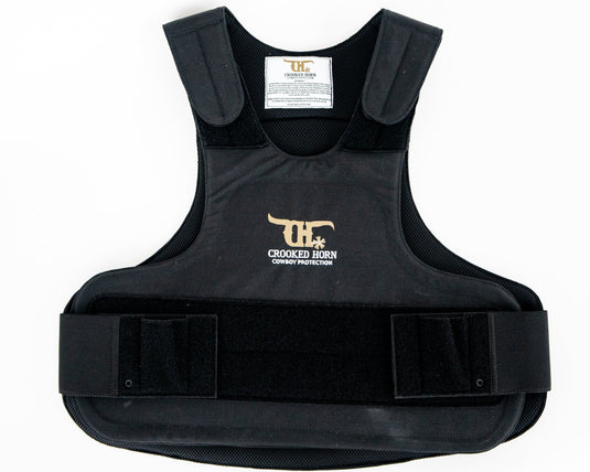 thumbnail image 2 of Hilason 97HS Bull Riding Vest – Black Pro Rodeo Cordura – Large – HSPV307 2 of 4