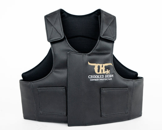 Crooked Horn All Around Pleather Rodeo Vest - Youth