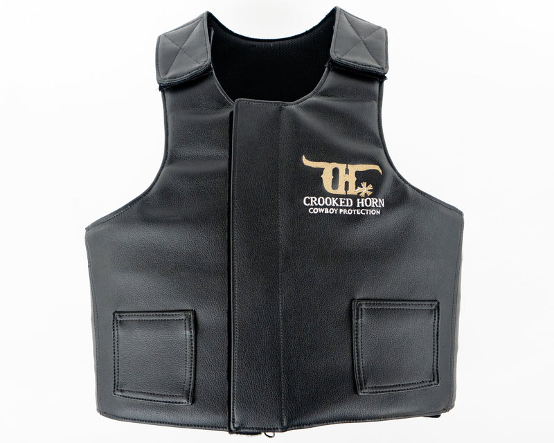 Load image into Gallery viewer, Crooked Horn All Around Rodeo Vest - Pleather
