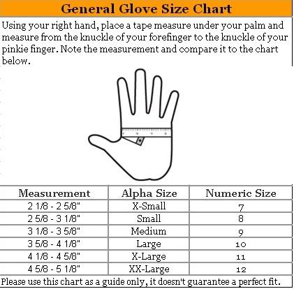 Load image into Gallery viewer, Glove Sizing Chart
