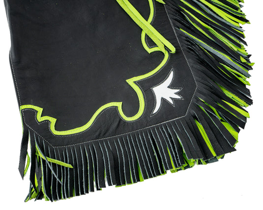 Junior Stock Chaps - Green – Rodeo Mart