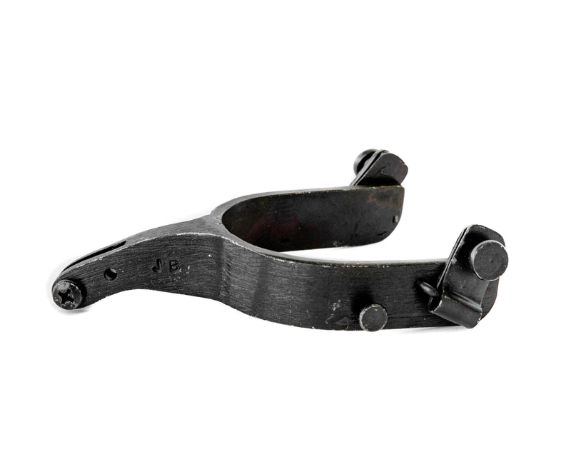 Load image into Gallery viewer, JB Youth Bull Riding Spurs Side View
