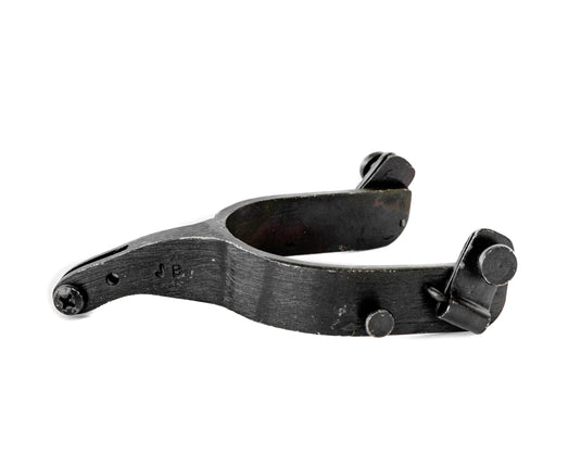 JB Youth Bull Riding Spurs Side View