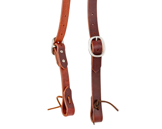 1" Double Buckle Split Ear Headstall