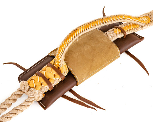 Pro Leather Covered Bull Rope Pad