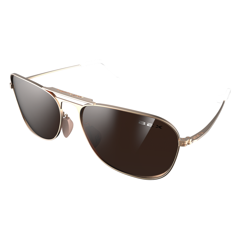 Load image into Gallery viewer, RANGER Rose Gold/Brown - Bex Sunglasses

