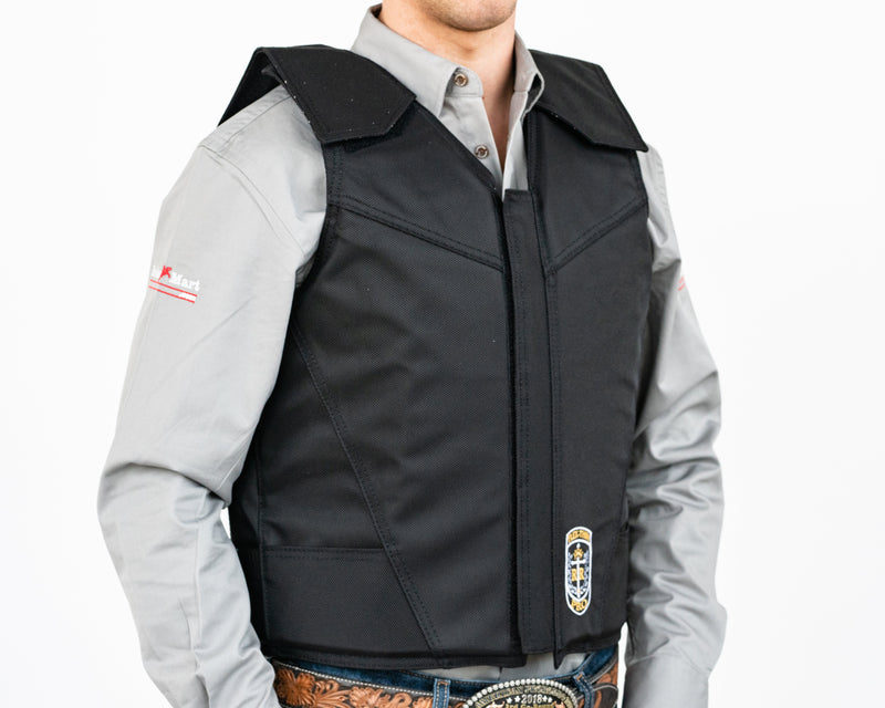 Load image into Gallery viewer, Ride Right Flex Thin Pro Adult Rodeo Vest - Hydrotuff Right Side
