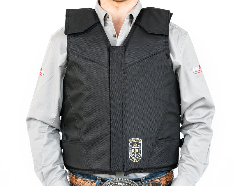 Load image into Gallery viewer, Ride Right Flex Thin Pro Adult Rodeo Vest - Hydrotuff Front
