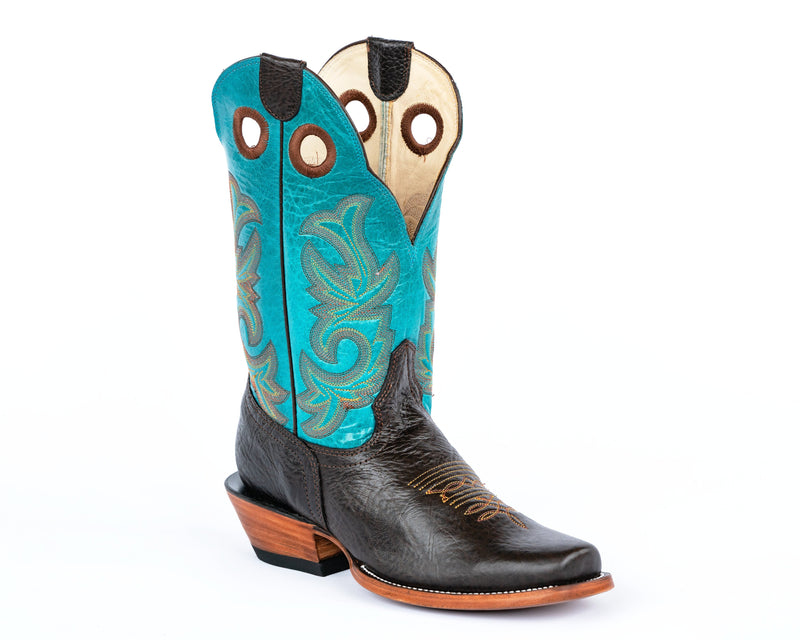 Load image into Gallery viewer, Beastmaster Rough Stock Boot - Turquoise
