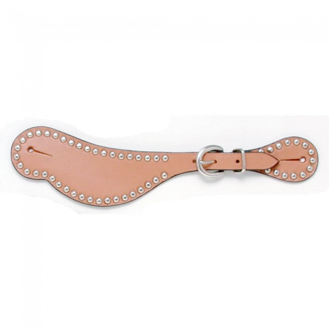 Load image into Gallery viewer, Royal King® Leather Spur Straps with Silver Dots
