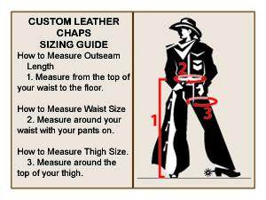 Measuring Chaps Adult Rodeo Chaps – Rodeo Mart