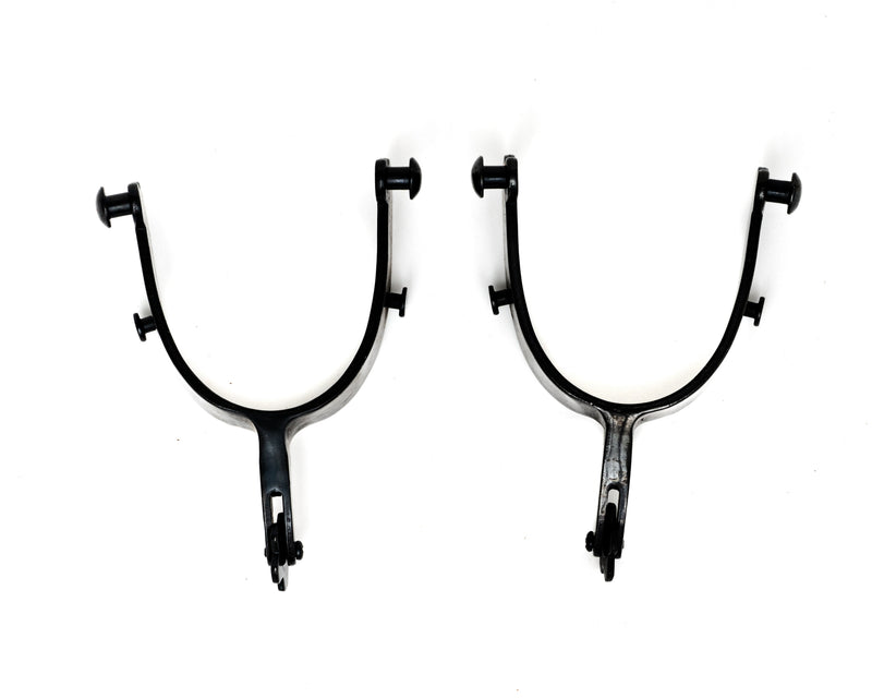 Load image into Gallery viewer, 5° Offset Saddle Bronc Spurs
