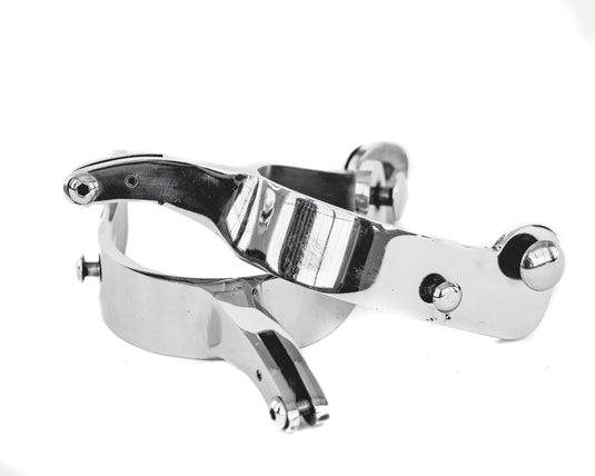 Stainless Steel Bull Riding Spurs