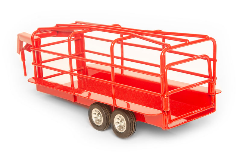 Load image into Gallery viewer, Gooseneck Ranch Trailer Red
