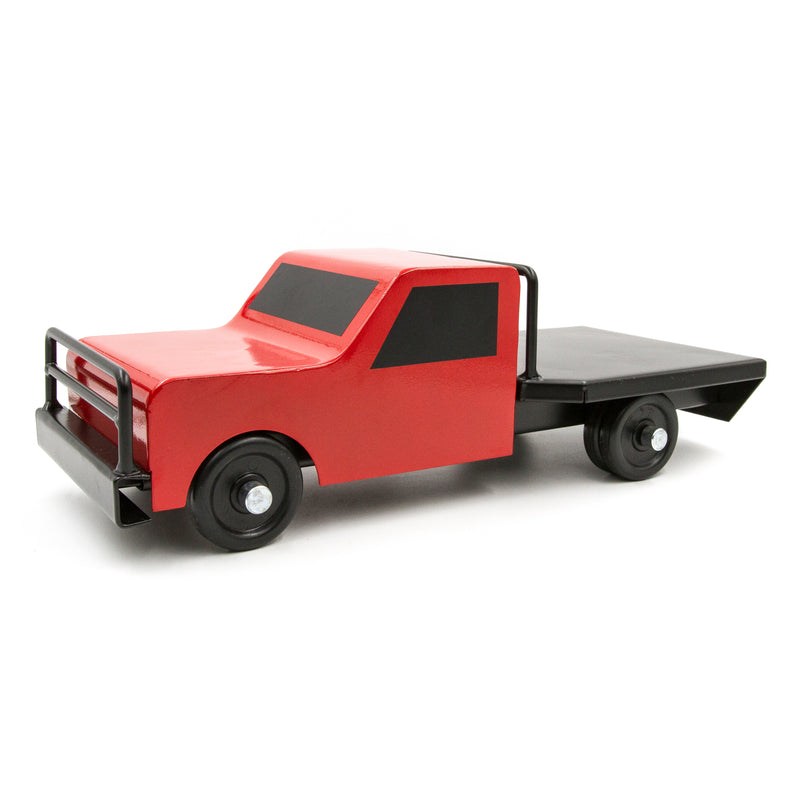 Load image into Gallery viewer, Flatbed Farm Truck Red
