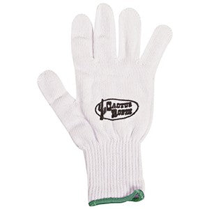 Cactus White Cotton Roping Glove