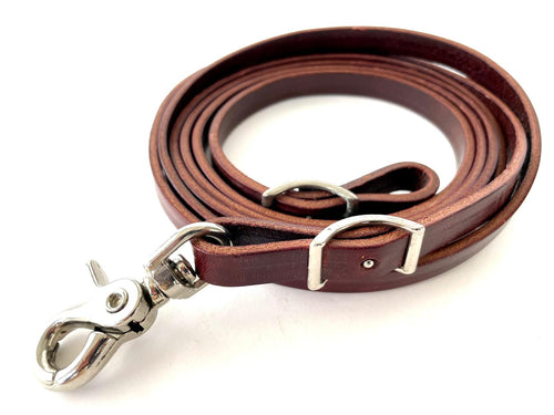 Latigo Leather Roping Reins - 1/2