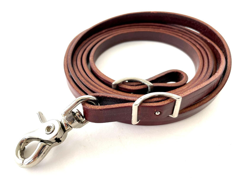 Load image into Gallery viewer, Latigo Leather Roping Reins - 1/2&quot;
