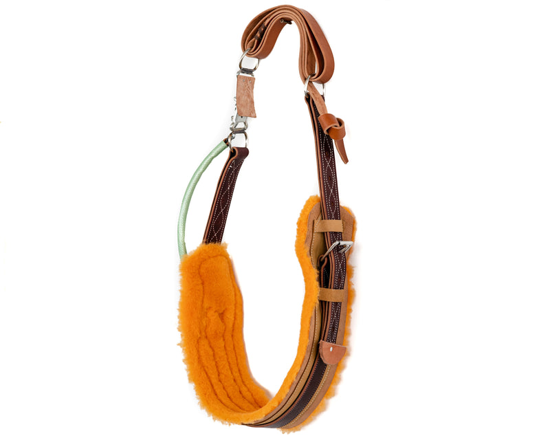 Load image into Gallery viewer, Beastmaster Leather Double Buckle Horse Flank
