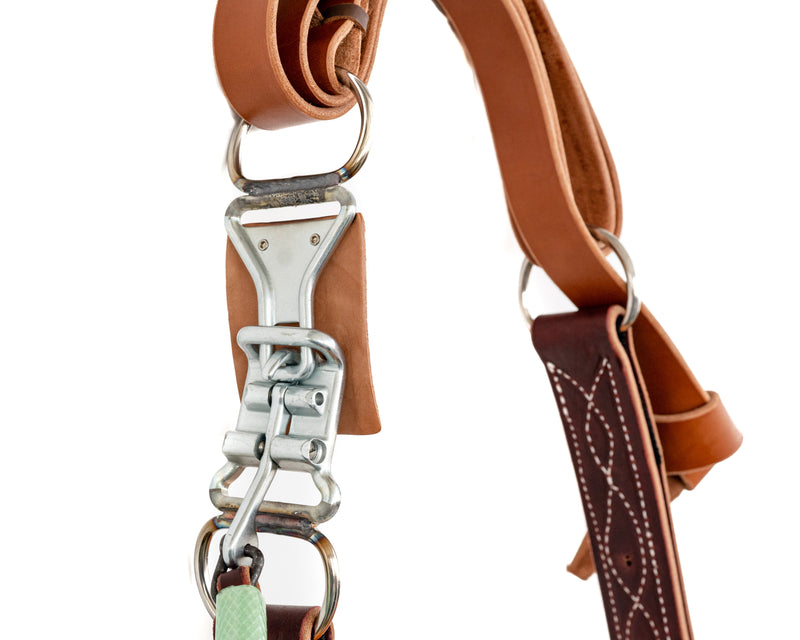 Load image into Gallery viewer, Beastmaster Leather Double Buckle Horse Flank
