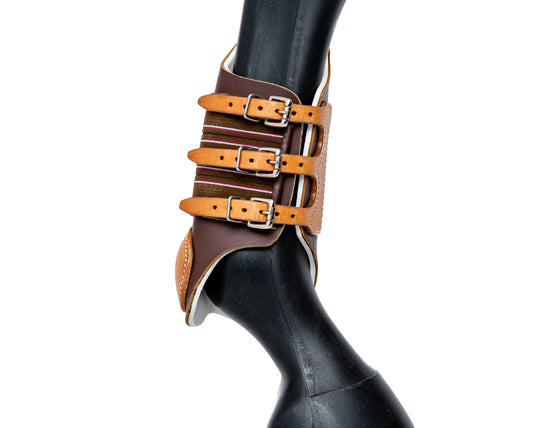 Oxbow Leather Splint Boots with Buckles