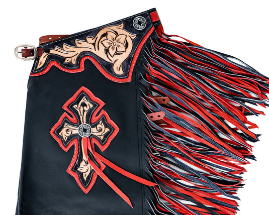 Youth Stock Chaps - Red
