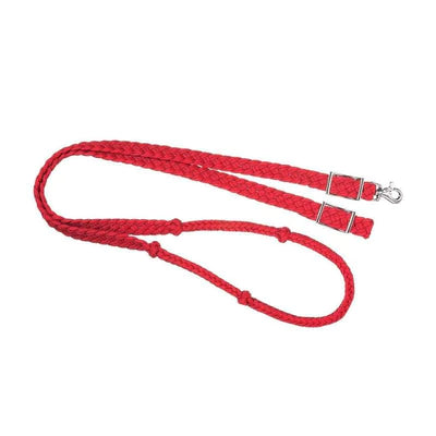 Load image into Gallery viewer, Tough1® Deluxe Knotted Cord Roping Reins
