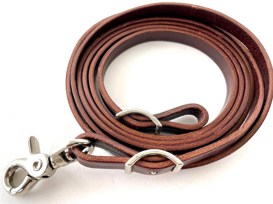 Latigo Leather Roping Reins - 1/2